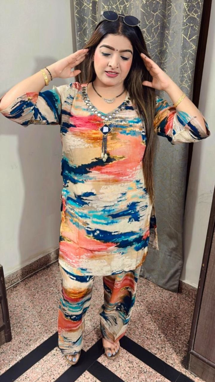 Farshi Salwar Coord set - Image 2