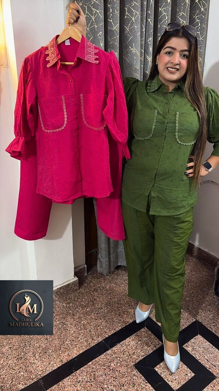 Chikankari Coord Set