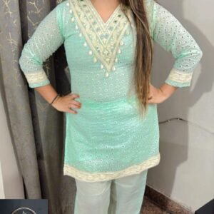 Chikankari Coord Set